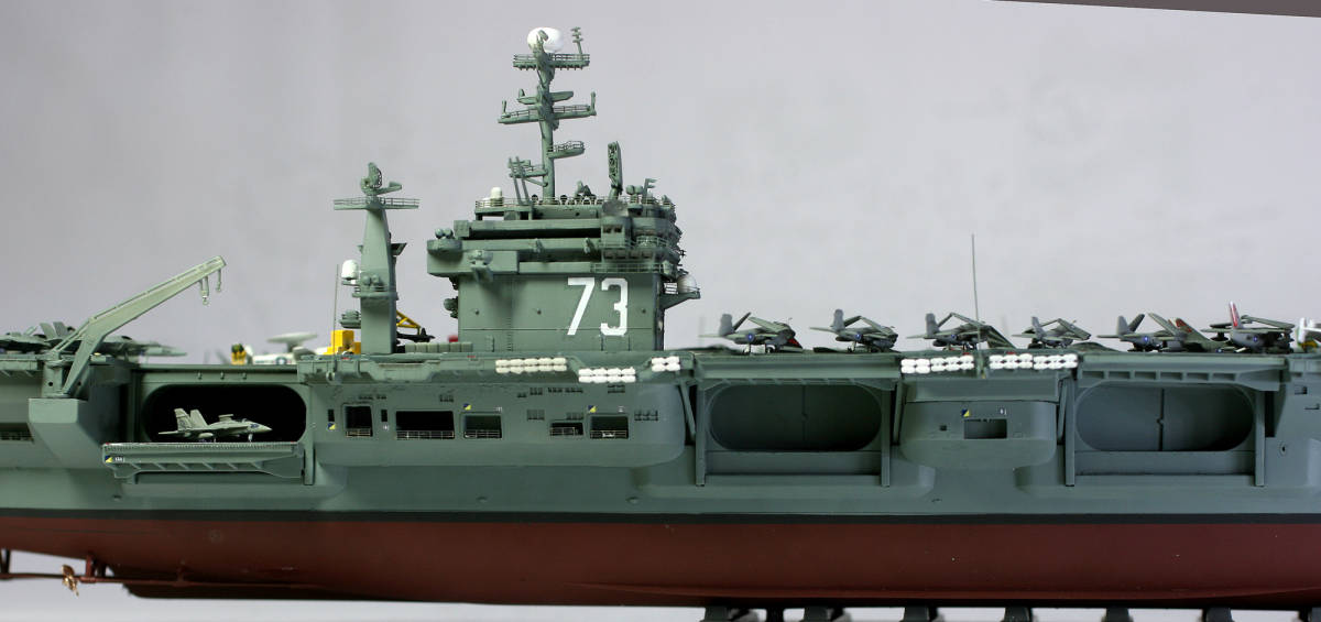 ○完成品・1/700・アメリカ海軍ニミッツ級空母・CVN-73『USS ○完成品・1/700・アメリカ海軍ニミッツ級空母・CVN-73『USS