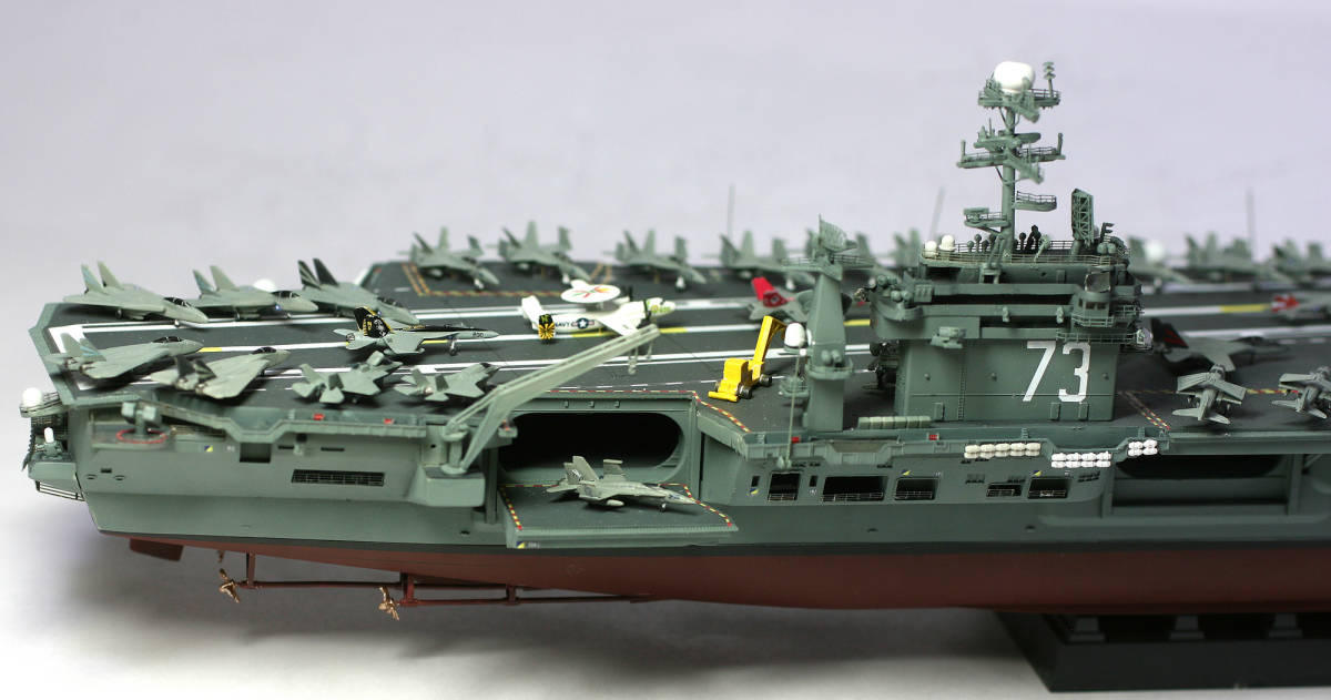 ○完成品・1/700・アメリカ海軍ニミッツ級空母・CVN-73『USS ○完成品・1/700・アメリカ海軍ニミッツ級空母・CVN-73『USS