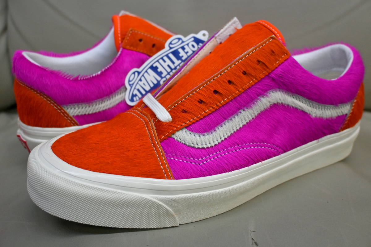 新品未使用 VANS バンズ USA企画 OLD SKOOL 36 DX ハラコ 馬毛 ポニーファー ポニーヘア VN0A54F341R 17,600円 送料無料 US9 27センチ