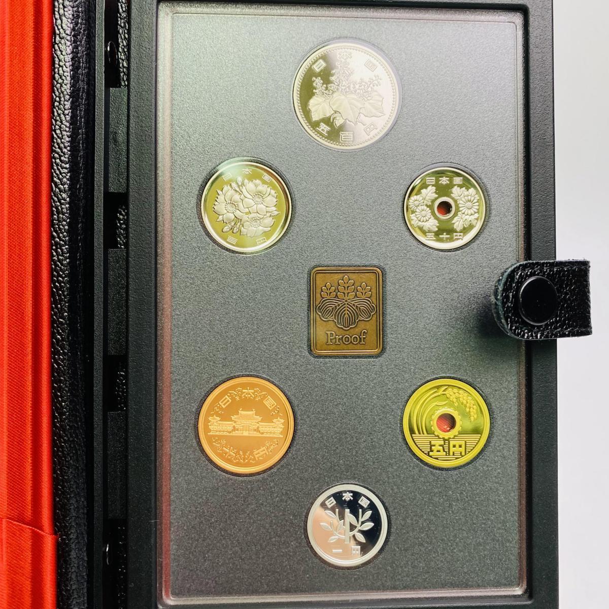 通常プルーフ 貨幣セット 1989年 平成元年 記念硬貨 外箱 年銘板 証明