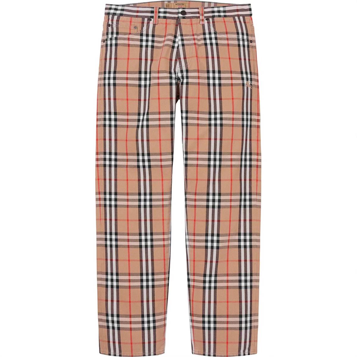 大切な 22SS Supreme Burberry Regular Jean 34 Beige Pants シュプリーム バーバリー パンツ L その他 大切な 22SS Supreme Burberry Regular Jean 34 Beige Pants シュプリーム バーバリー パンツ L その他
