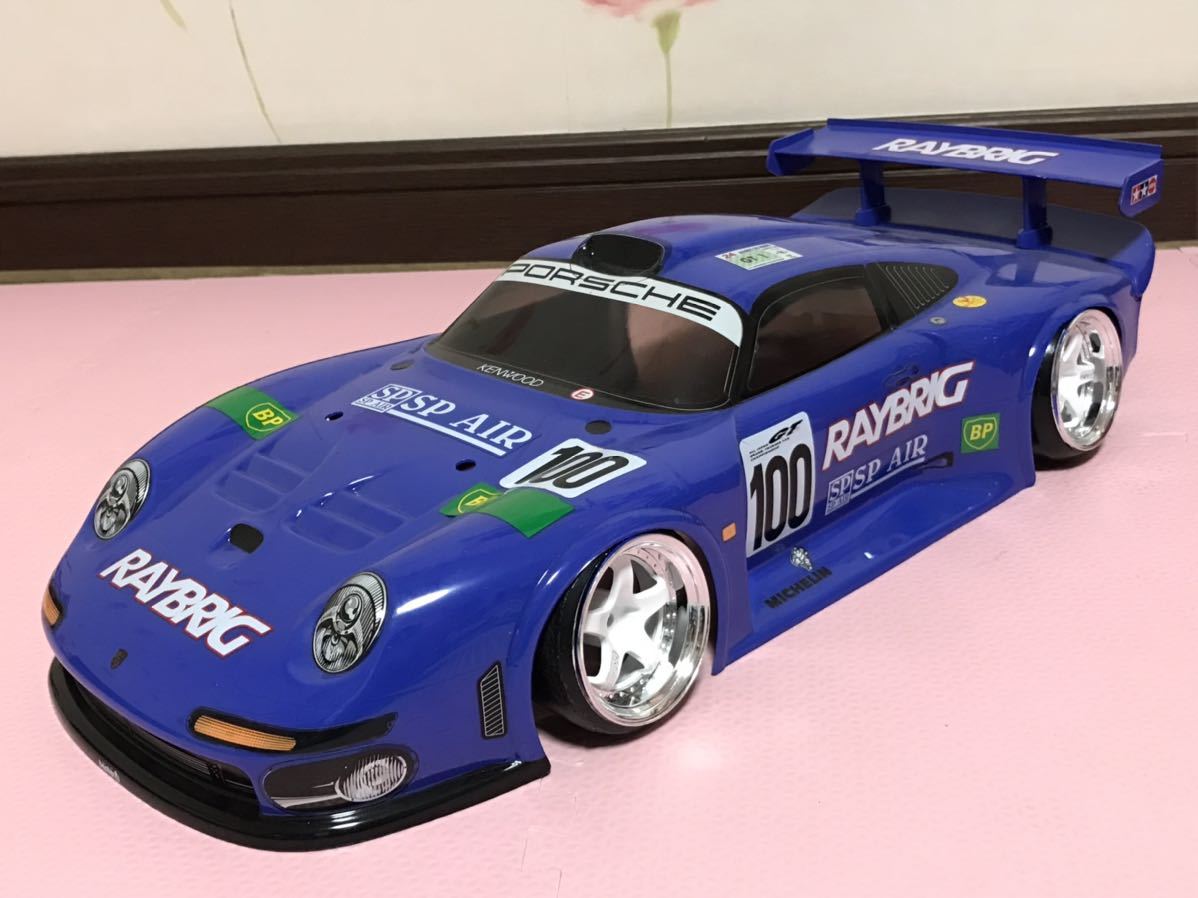 送料無料　1/10 ポルシェ　911 GT1 タミヤ　ラジコン　ボディ　TAMIYA PORSCHE レーシングカー