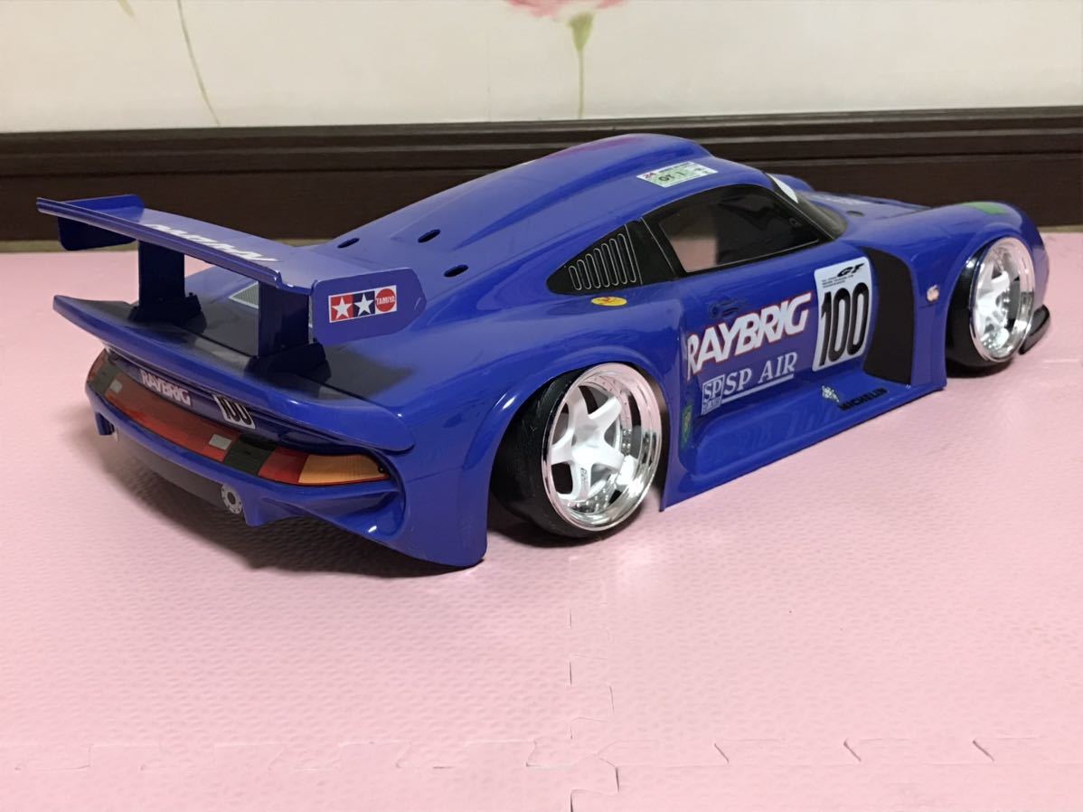 送料無料　1/10 ポルシェ　911 GT1 タミヤ　ラジコン　ボディ　TAMIYA PORSCHE レーシングカー