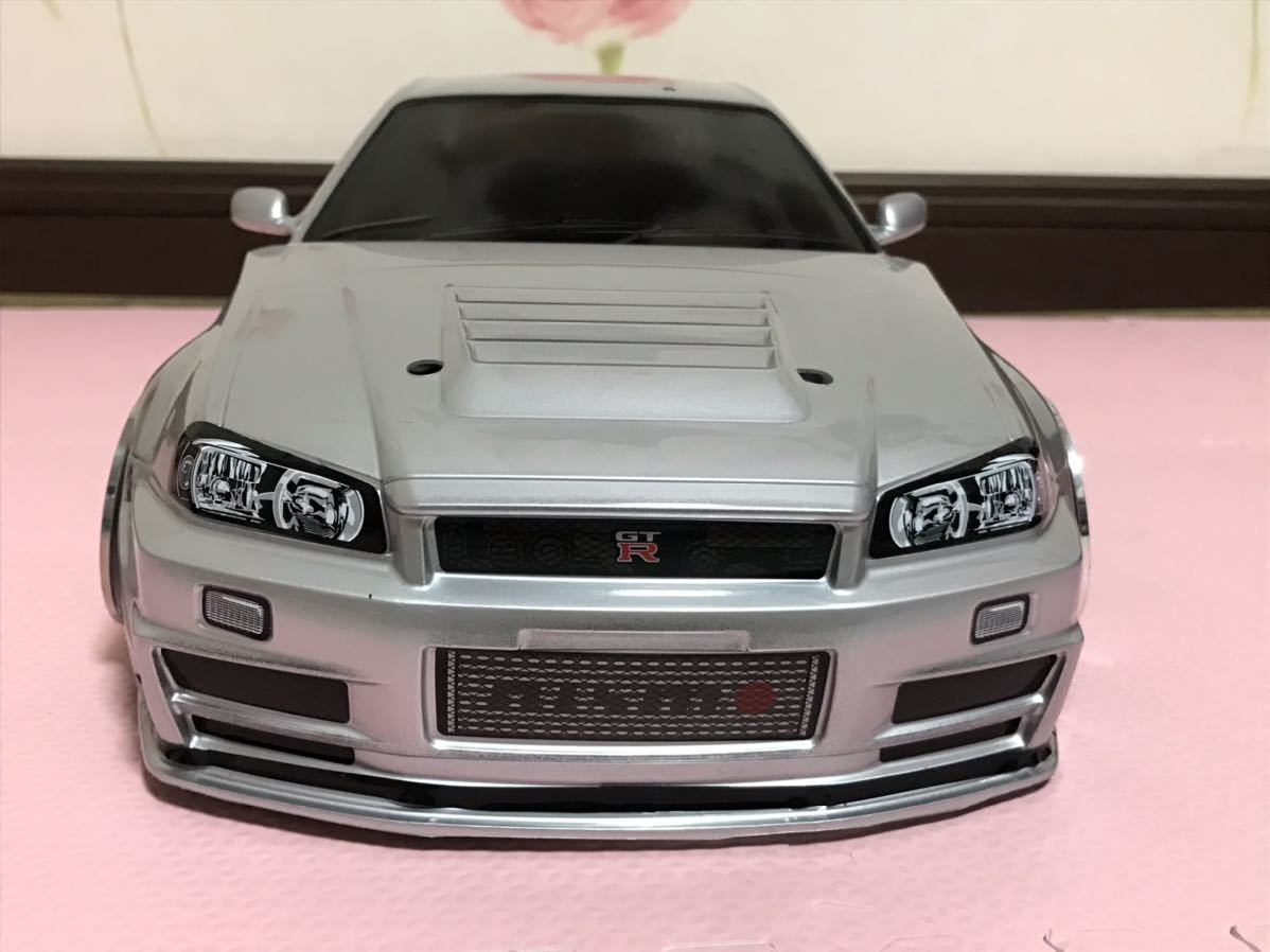 送料無料　1/10 日産　スカイライン　GT-R R34 ニスモ　Zチューン　タミヤ　ラジコン　ボディ　TAMIYA NISSAN SKYLINE NISMO Z-tune_画像2