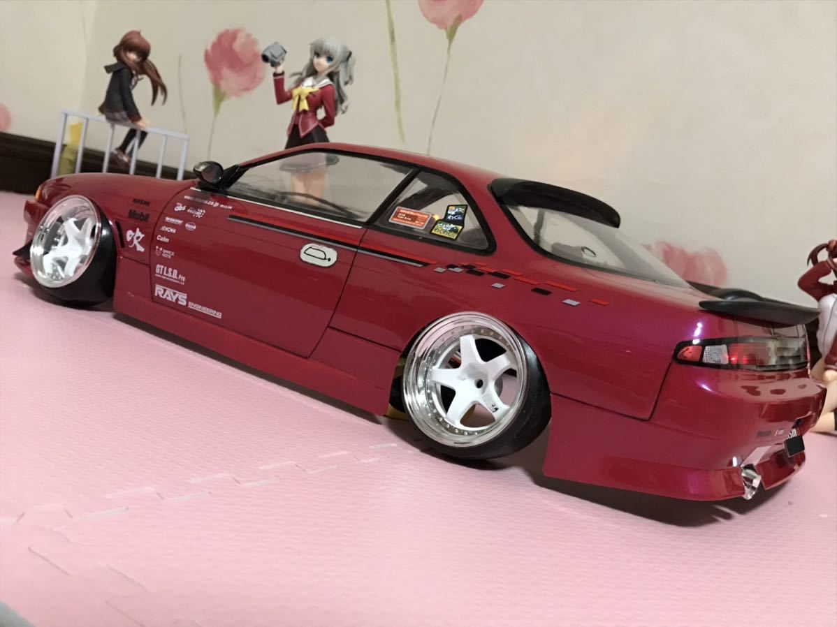 送料無料 1/10 日産 シルビア S14 後期 ラジコン ボディ LED付き 送料無料 1/10 日産 シルビア S14 後期 ラジコン ボディ LED付き