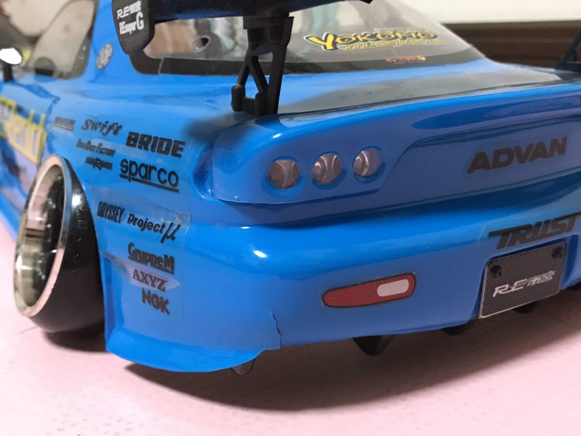 送料無料 1/10 マツダ RX-7 FD3S RE雨宮 ラジコン ボディ LED 送料無料 1/10 マツダ RX-7 FD3S RE雨宮 ラジコン ボディ LED