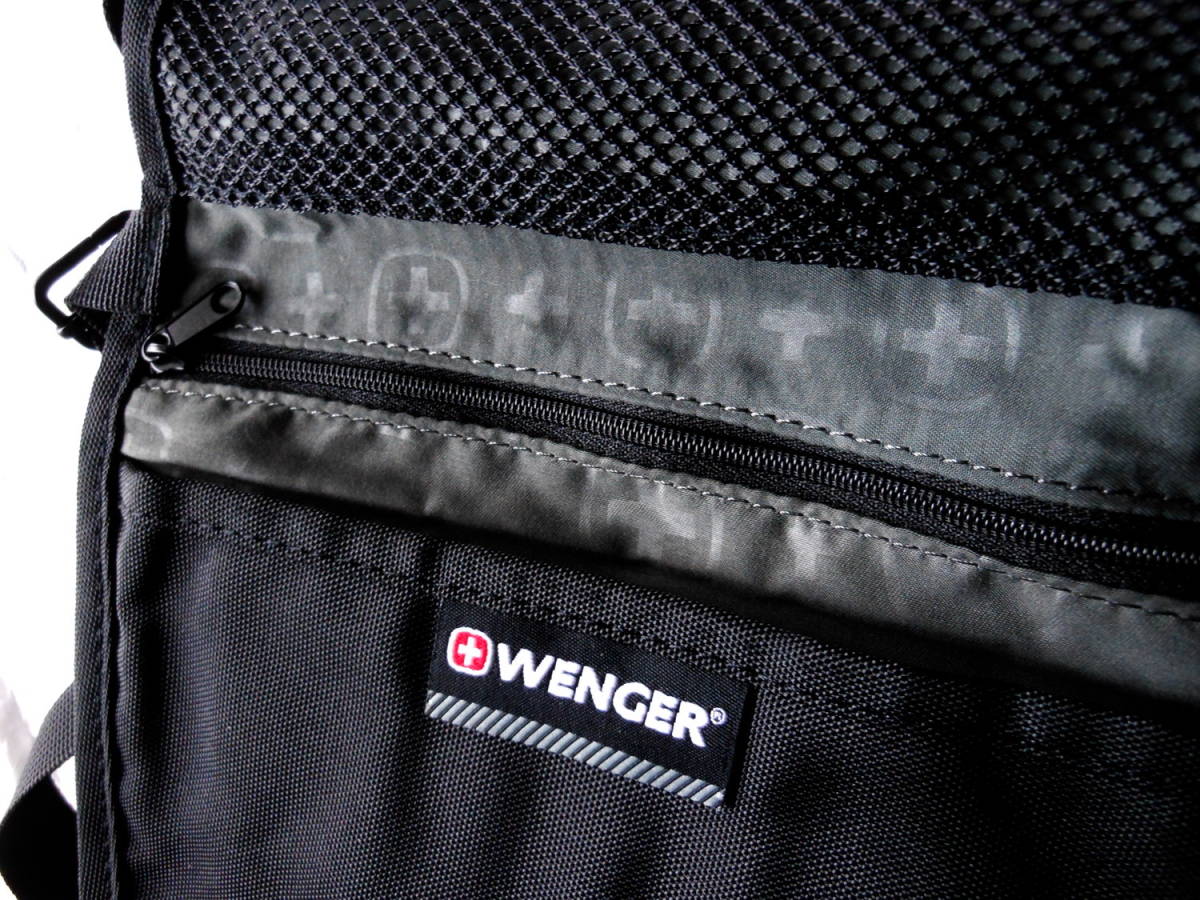 定価8890円 ウェンガー/WENGER ナイロン・ショルダーバッグ ブラック