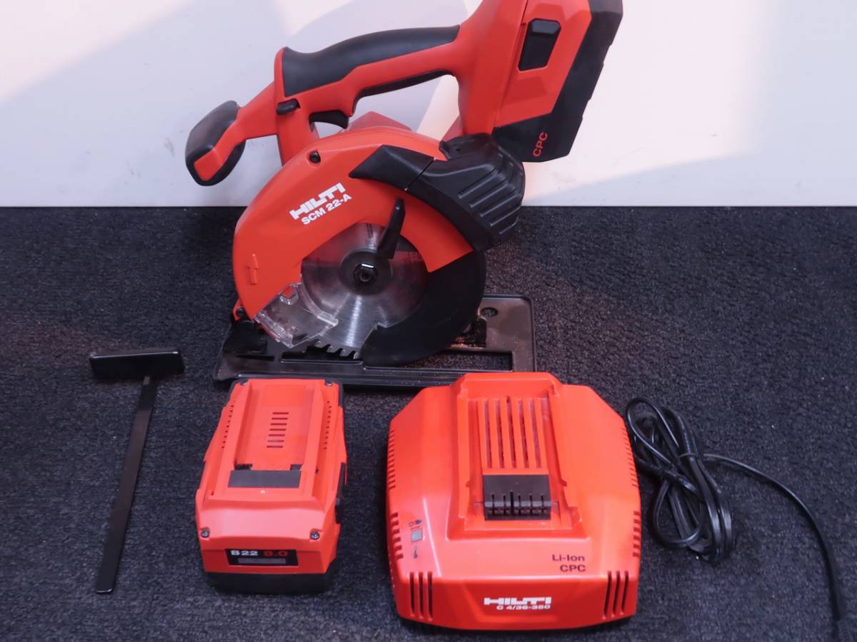 美品 ヒルティ HILTI 充電式マルノコ SCM22-A マルノコ 丸のこ twispwa.com