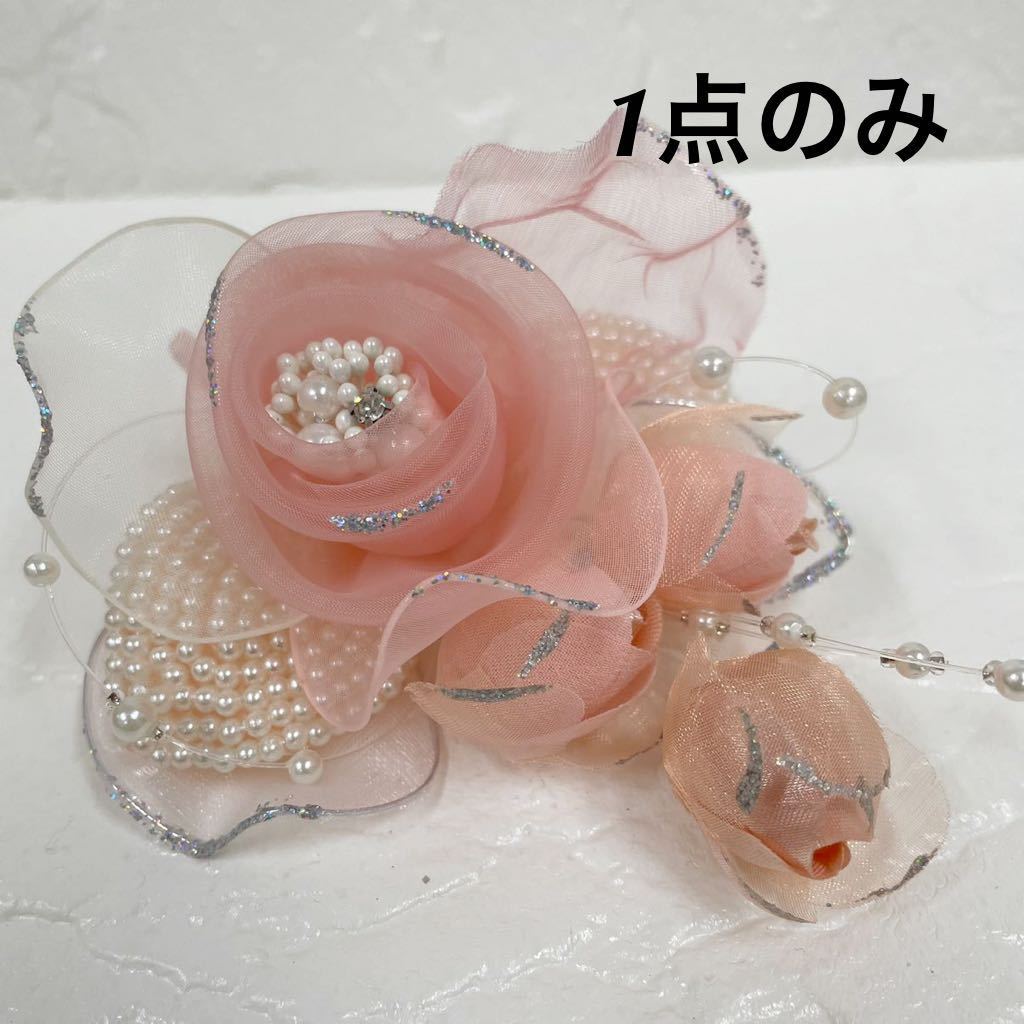 Новый 50818-53 розовый цветочный жемчужный корсаж с Bijou Make in Японии церемония выпускной церемония церемония входной церемония прекрасное сердце великолепное
