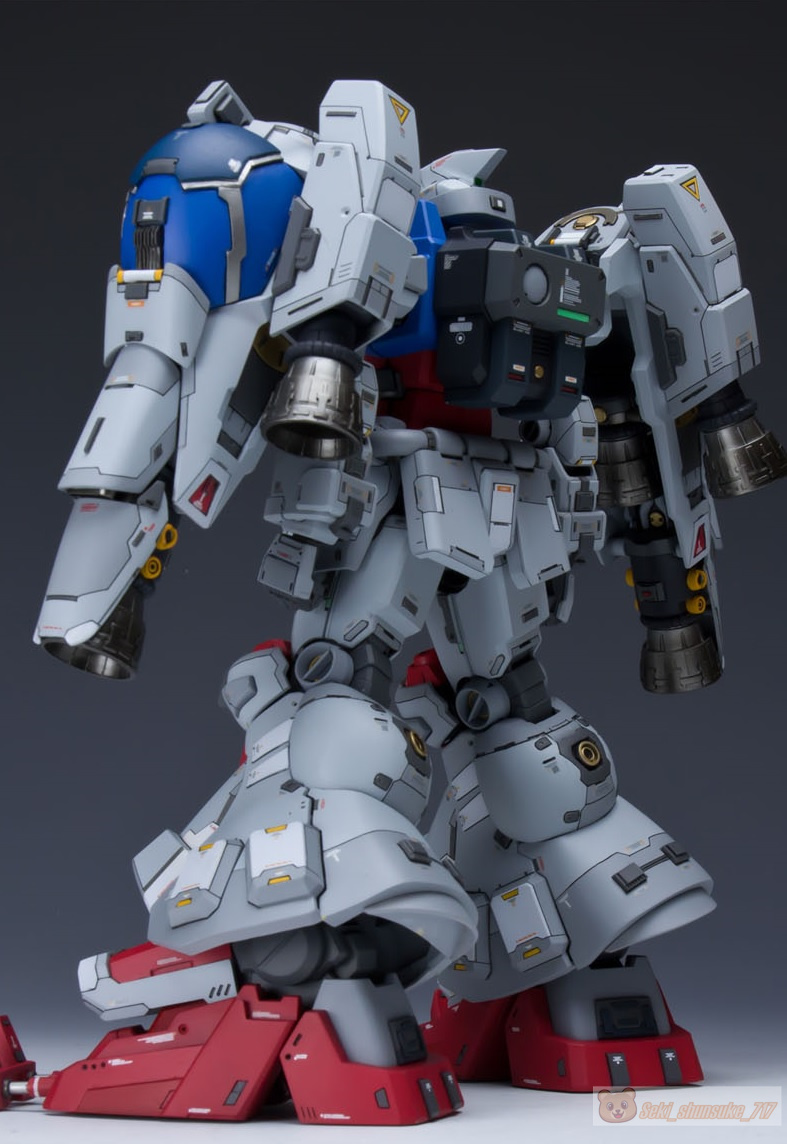 【INDUSTRIAL GEAR】1/100 RX-78 GP02A ガンダム試作2号機サイサリス MG 未塗装 レジン ガレージキット 未組立 新品_画像5