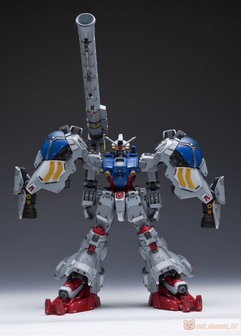 【INDUSTRIAL GEAR】1/100 RX-78 GP02A ガンダム試作2号機サイサリス MG 未塗装 レジン ガレージキット 未組立 新品_画像6