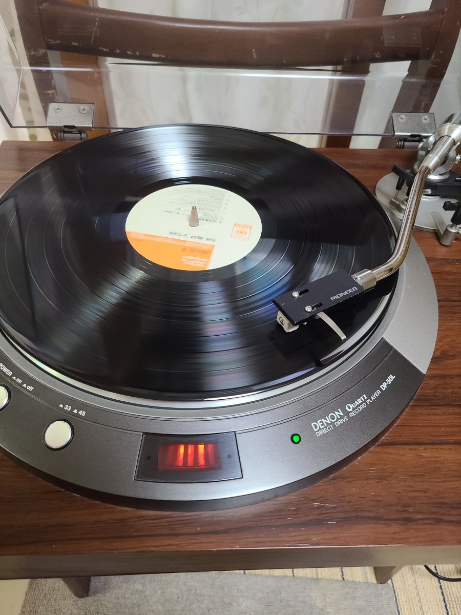 レストア・完動品 DENON DP-50L レコードプレーヤー ターンテーブル-