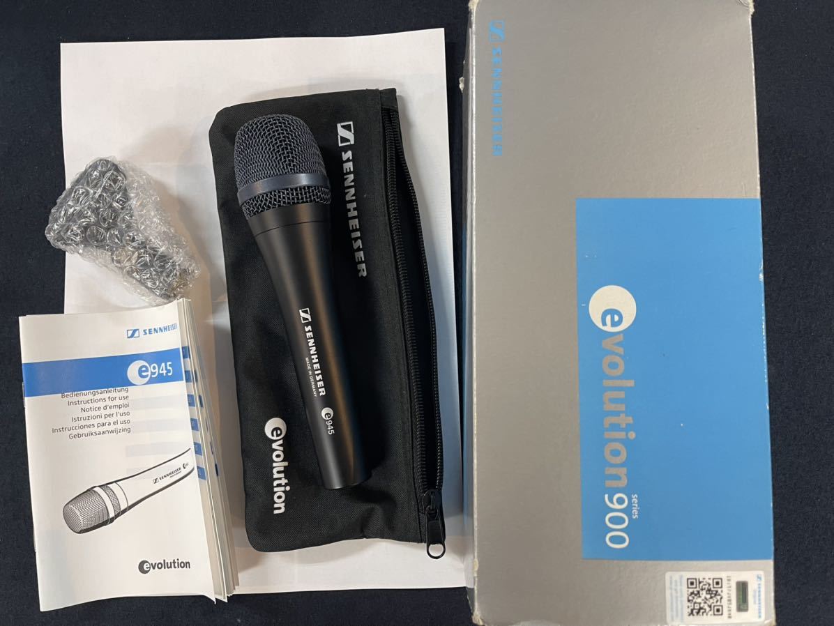 SENNHEISER ゼンハイザー e945 ダイナミックボーカルマイク 使用数回美