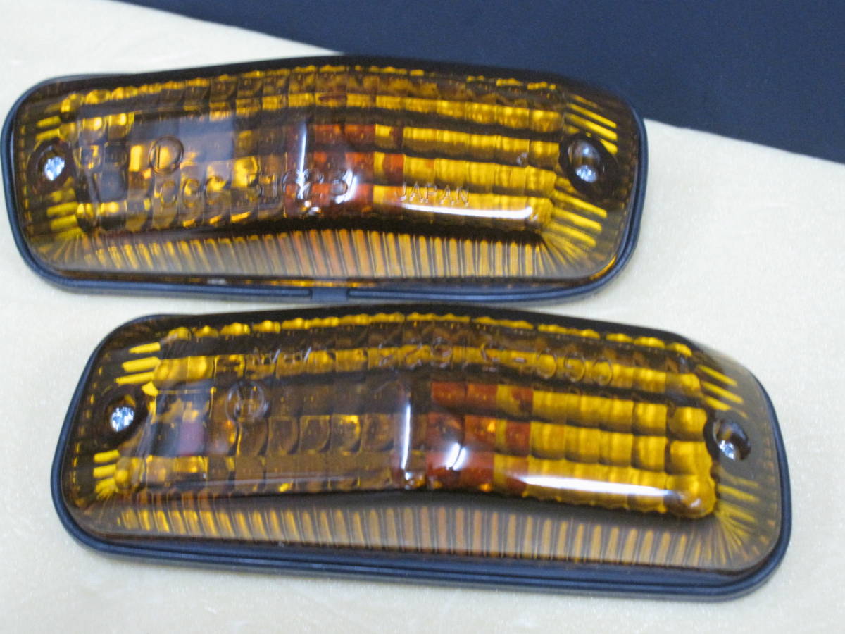 **CGC cowl large winker lamp 2 piece set Civic type lamp attaching *[ smoked lens ] old car * new goods unused *