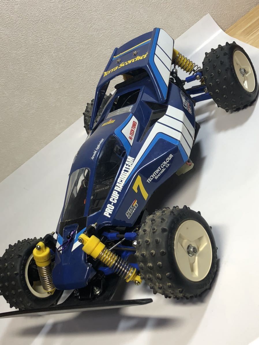 ★タミヤ 田宮 スコーチャー! サンダーショット系の最上位機種！30年以上前の物ですので、ジャンクでご理解ある方 ゼヒ！