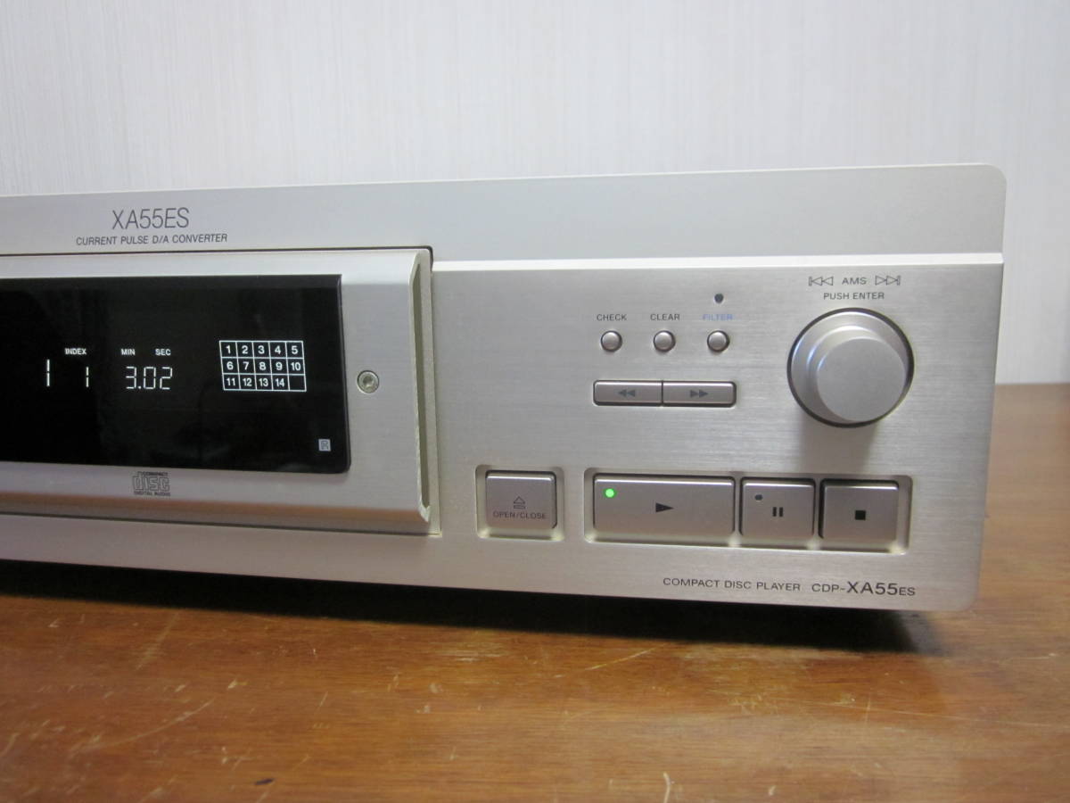SONY ソニー CDプレーヤー CDP-XA55ES < ESシリーズ最後のCD SONY ソニー CDプレーヤー CDP-XA55ES < ESシリーズ最後のCD