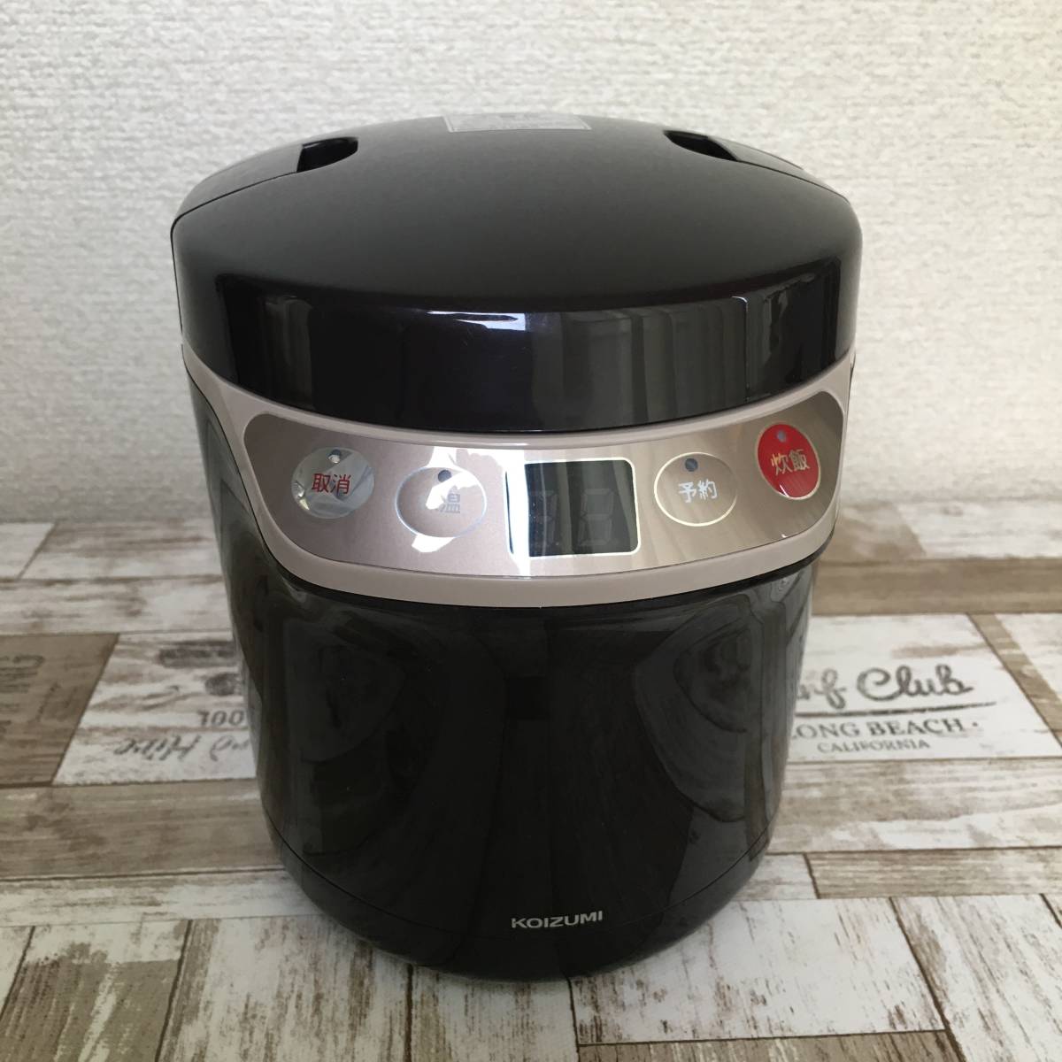 KOIZUMI(コイズミ) 【保温・タイマー機能付き】 ライスクッカーミニ 【0.5~1.5合】 KSC-1511/K 16年製 中古美品 送料込み
