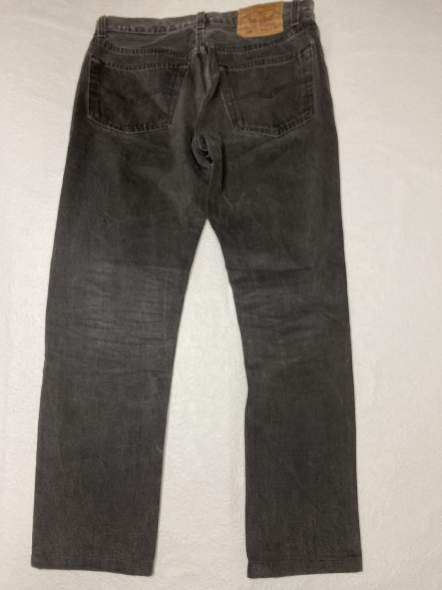 超歓迎された LEVI'S ◇ ◇ L61 約W78 ブラックジーンズ スリム