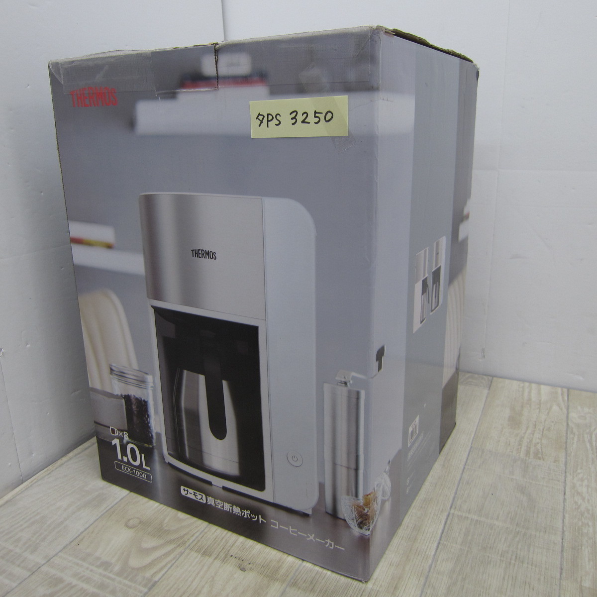 PS3250【未使用】サーモス 真空断熱ポットコーヒーメーカー 1L ホワイト ECK-1000 WH