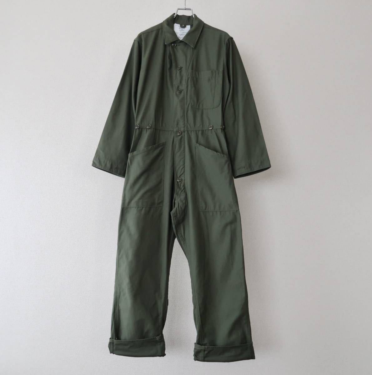  almost use impression none 1983\'s U.S. ARMY COVERALLS, MENS, TYPE I cotton satin all-in-one inscription SMALL/ Vintage the US armed forces coveralls Baker pants 