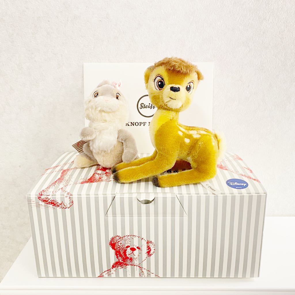 シュタイフ Steiff Disney ディズニー バンビとサンパー テディベア