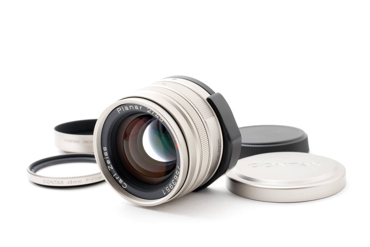 ☆新品級☆完動品☆ CONTAX G Carl Zeiss Planar 45mm F2 T* #AK464
