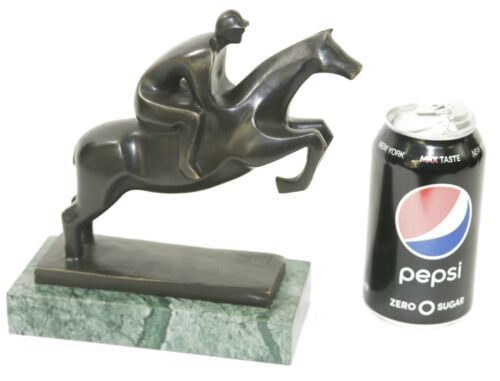 ブロンズ像手作りブロンズ彫刻SALE 競馬ジョッキー男アート西洋デコ 取引 推奨 年末のプロモーション大特価