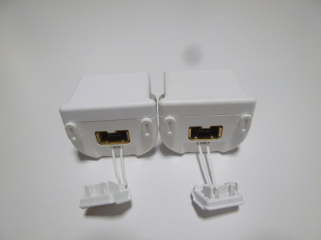 M088【送料無料 即日発送 動作確認済】Wii　モーションプラス　2個セット　RVL-026(分解洗浄済)　ホワイト　白