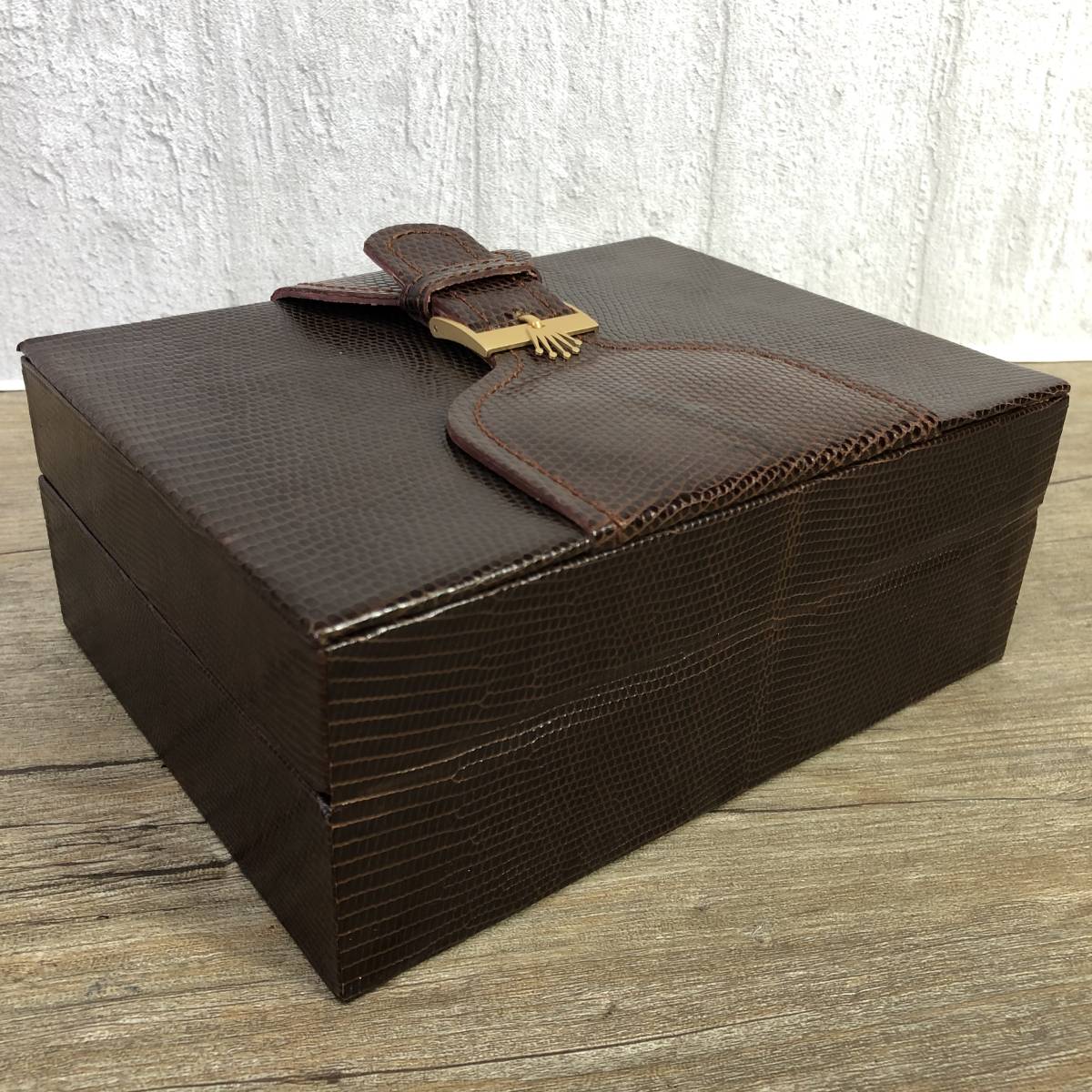 ROLEX ロレックス 箱のみ BOX 時計ケース 空箱 空き箱 革張り 木箱