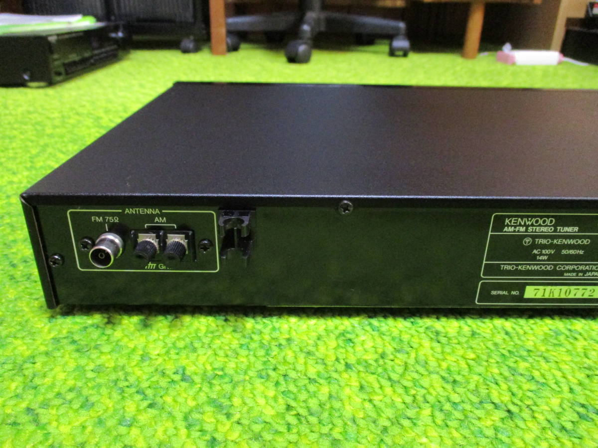 KENWOOD ケンウッド FM/AMチューナー KT-1010F 整備済も難あり772 7