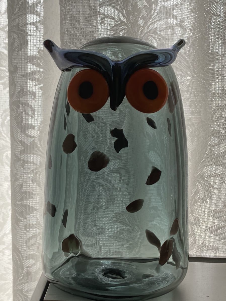 iittala イッタラ◆Oiva Toikka オイバ・トイッカ◆Birds by Toikka Long-eared owl　◆新品　梟　 長耳フクロウ　ふくろう　ガラス