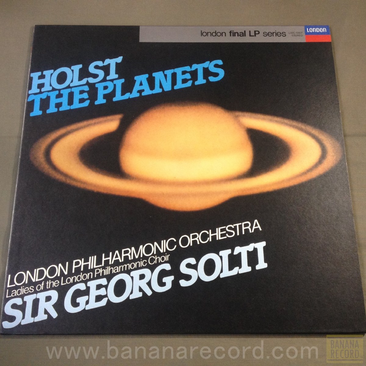 ホルスト: 組曲「惑星」 ゲオルグ・ショルティ, ロンドン・フィルハーモニー管弦楽団, Solti LPO, Holst [180g重量盤][L00C-5407]
