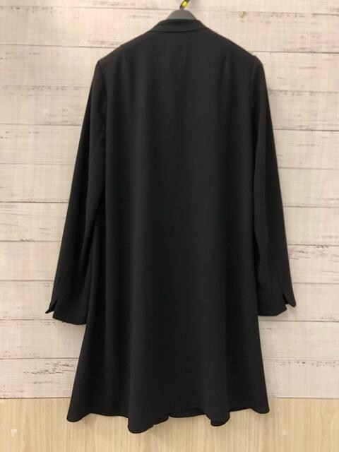 新品☆Mトールサイズ黒ブラックフォーマル薄手アウター喪服にも☆h903_画像5