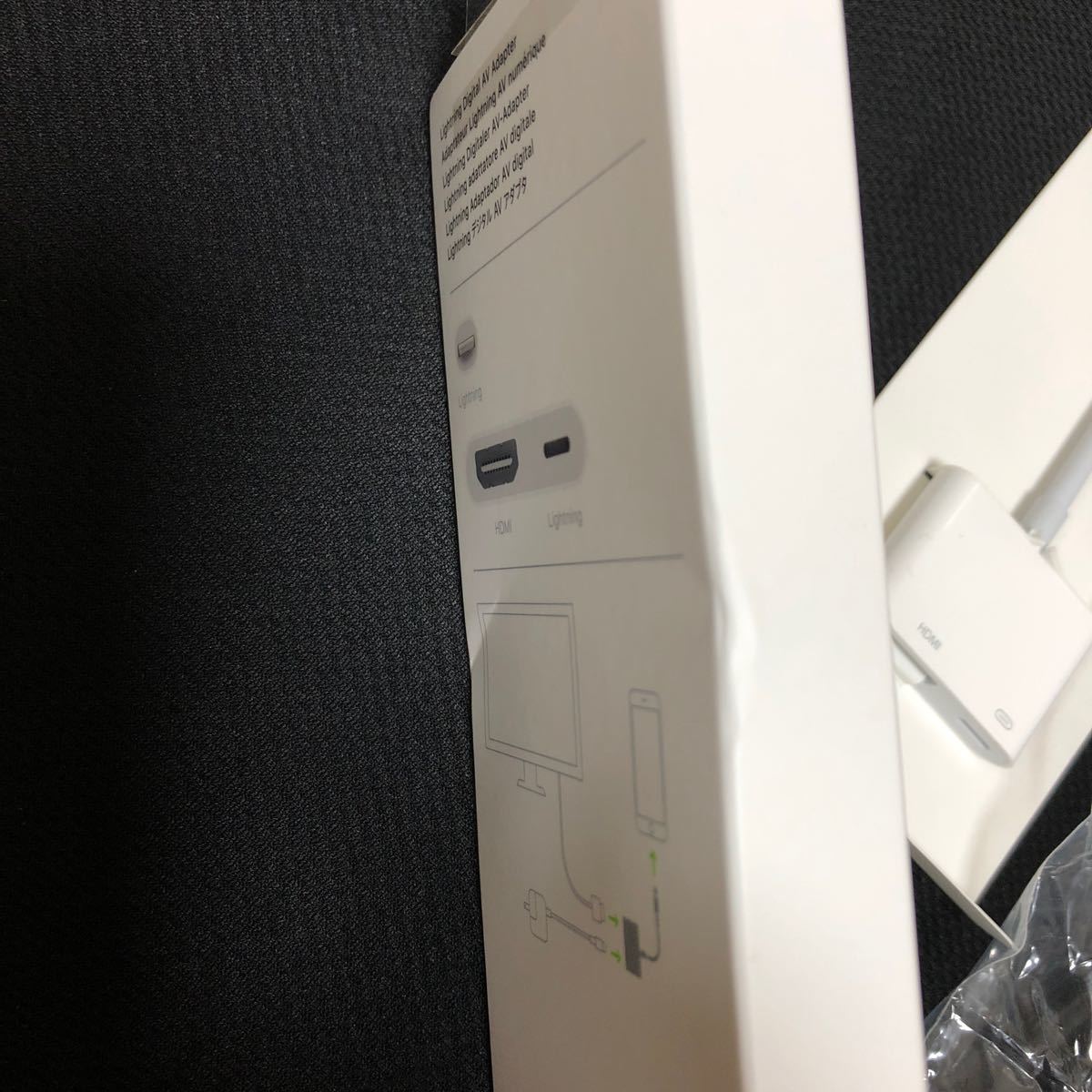 Apple  Lightning DIGITAL AV + HDMIケーブル