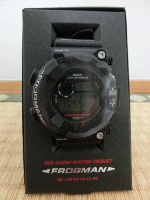 激レア CASIO G-SHOCK フロッグマン 初代メンインブラック-