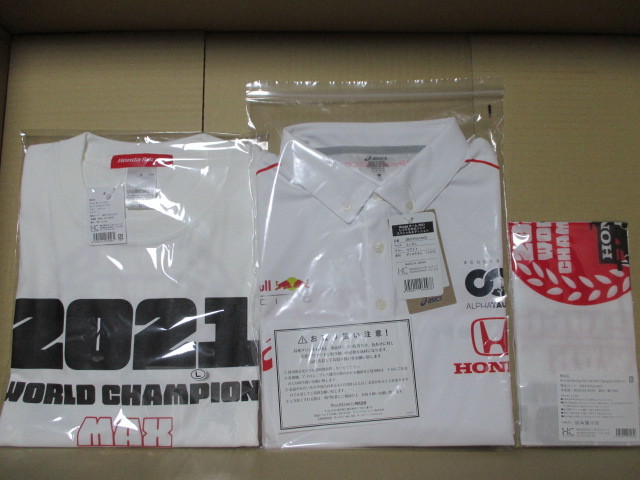 2021ホンダ第4期 F1 5点セットLサイズ 白レプリカポロシャツ 初 2021ホンダ第4期 F1 5点セットLサイズ 白レプリカポロシャツ 初
