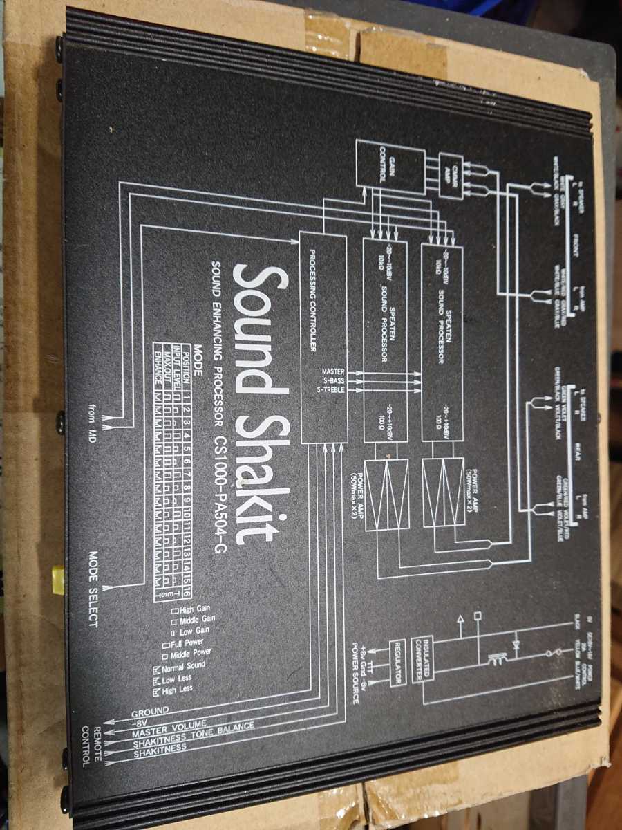 サウンドシャキット CS1000-PA504-G | laninternet.com.br