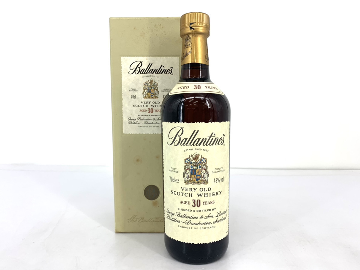 １円☆未開栓☆バランタイン Ballantine's 30年 ベリーオールド 旧