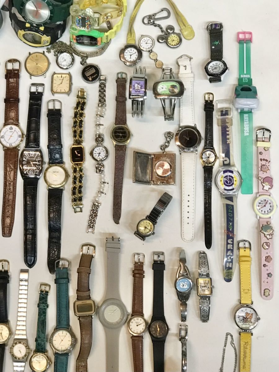 1円〜◎腕時計 110本/約3.7kg【セイコー/シチズン/カシオ/TIMEX/LANCEL