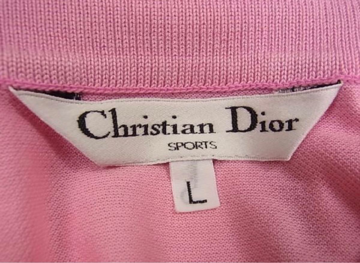 PayPayフリマ｜Christian Dior Sports ディオールスポーツ コットン100% 刺繍 長袖 ポロシャツ トップス サイズL 洋服