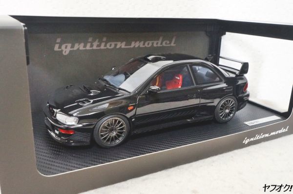 イグニッションモデル スバル インプレッサ 22B-STi Version (GC8改) 1/18 ミニカー ブラック IG