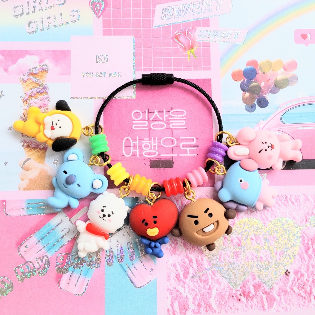 【期間限定販売】BT21 キーホルダー キーリング キーチェーン