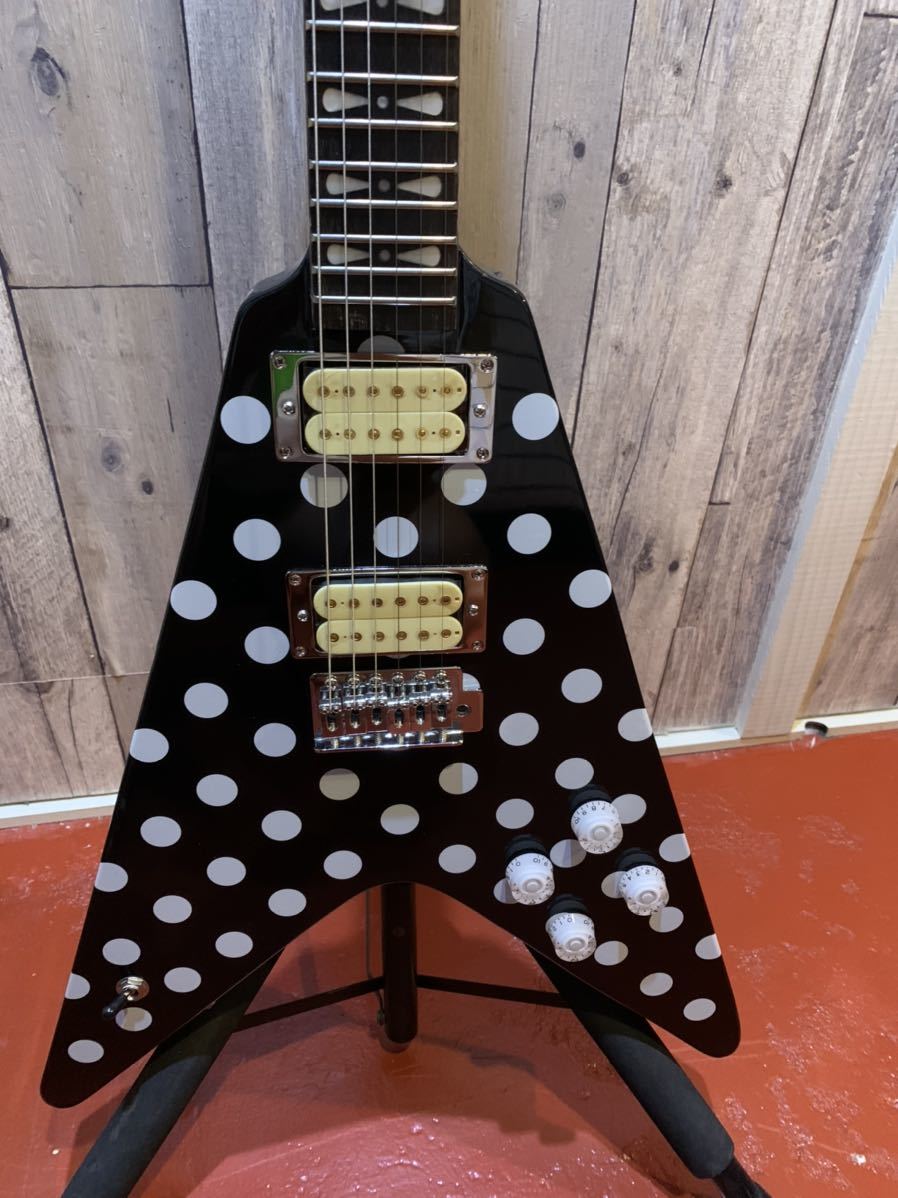 Randy Rhoads polka-dot flying V ランディローズ ポルカドット Randy Rhoads polka-dot flying V ランディローズ ポルカドット