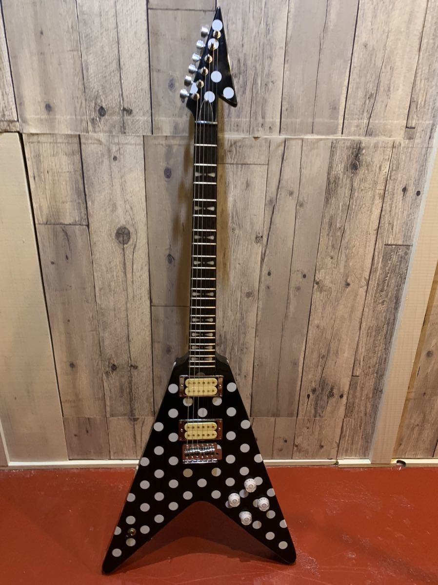 Randy Rhoads polka-dot flying V ランディローズ ポルカドット Randy Rhoads polka-dot flying V ランディローズ ポルカドット