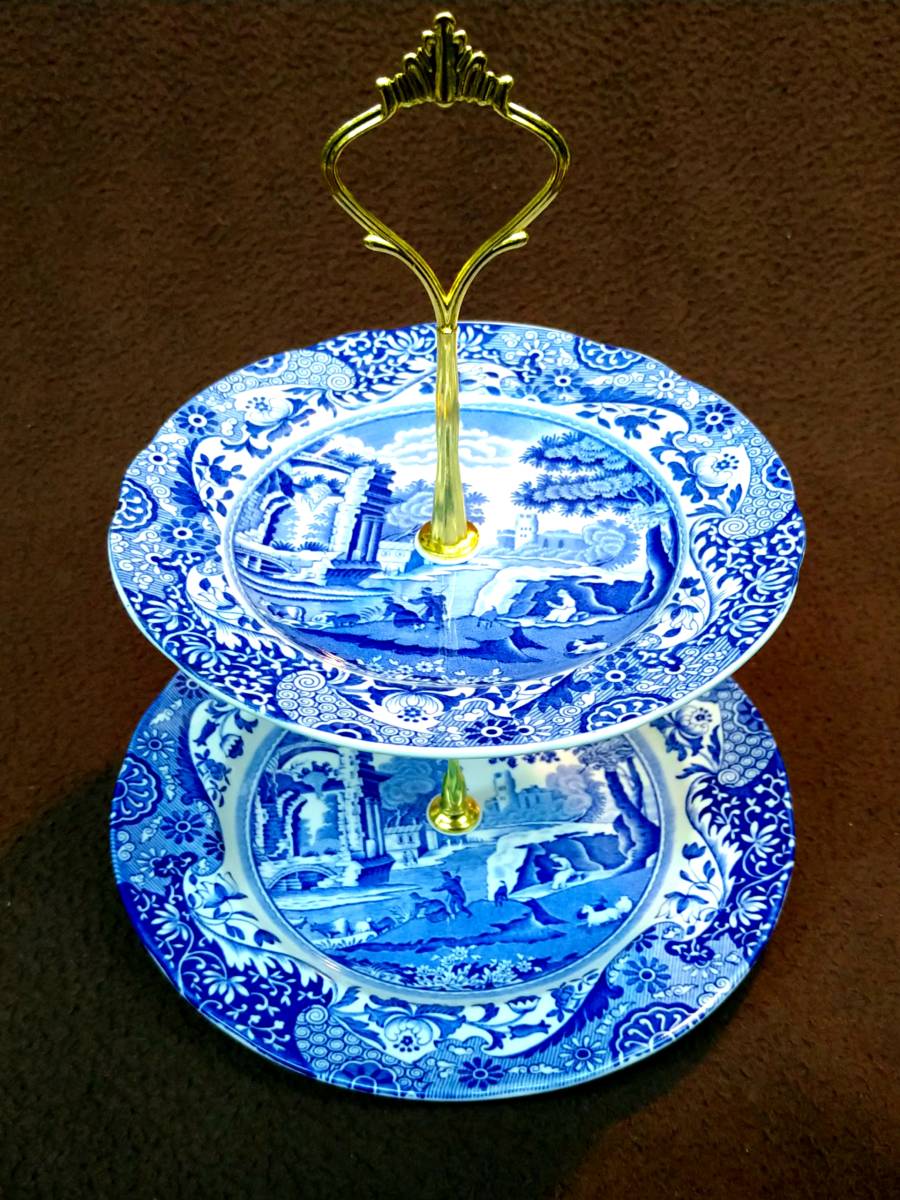 超貴重!1900年代~アメリカアンティーク パープル紫色ガラス ケーキ