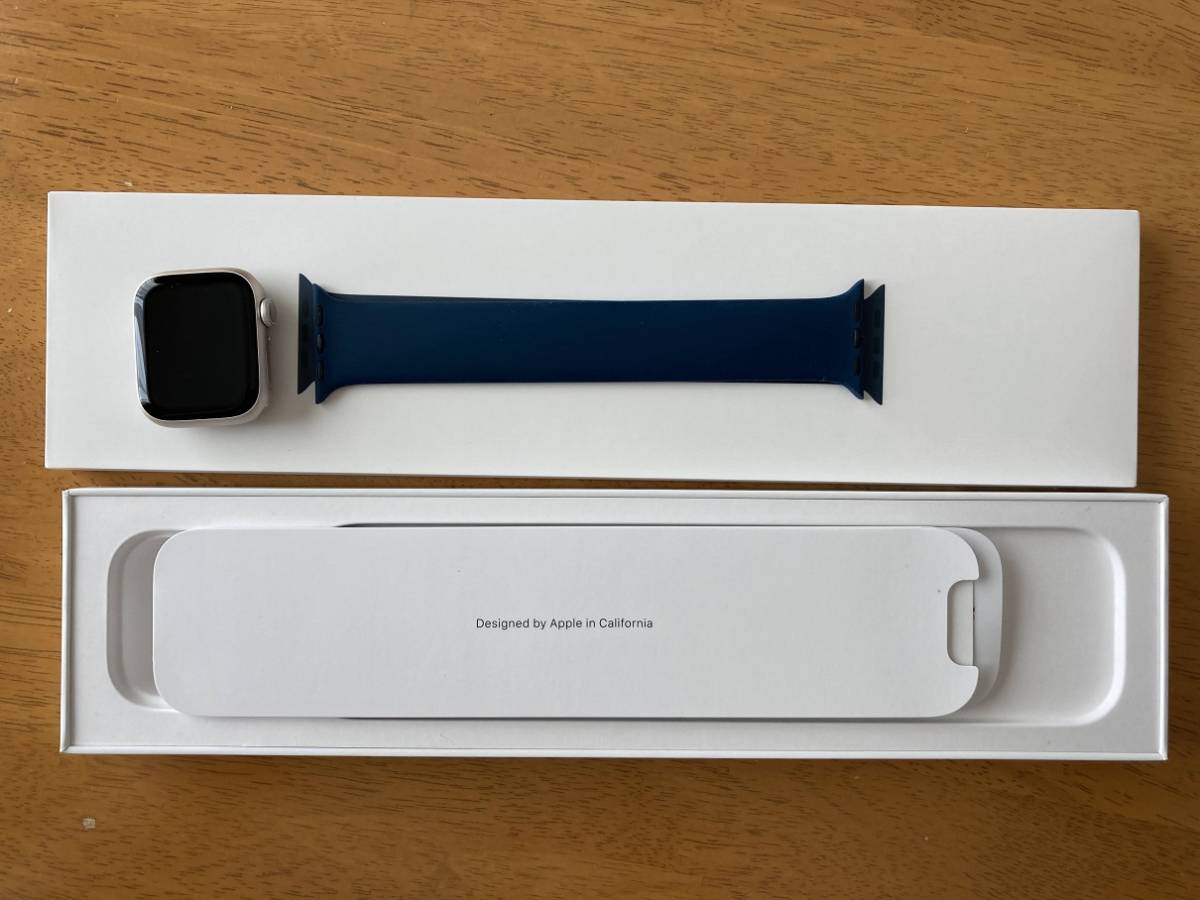 ファッションデザイナー Apple Watch 41mmアビスブルー 7(GPSモデル)- Series - 腕時計(デジタル)