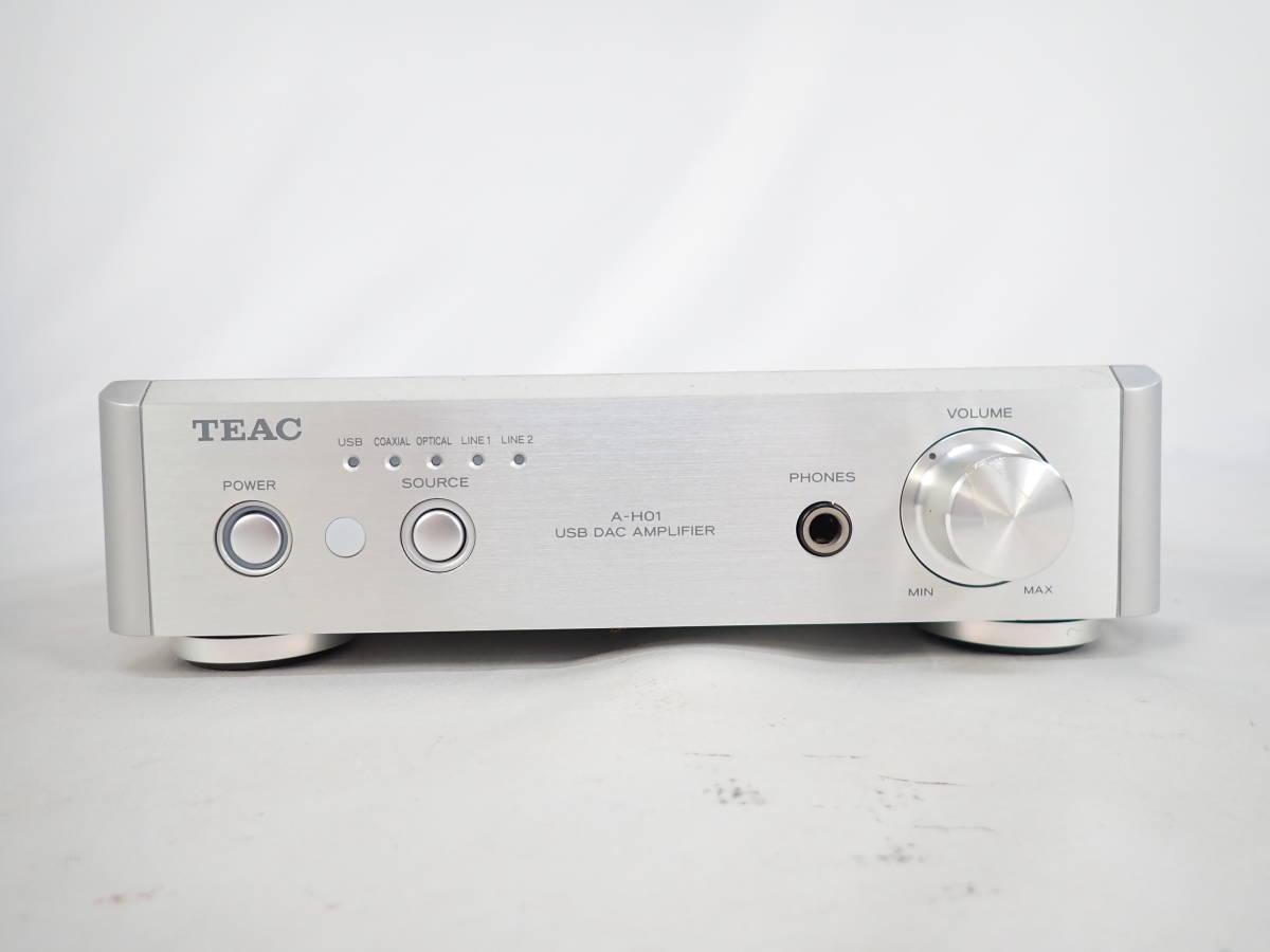 30%OFF 動作確認済☆TEAC A-H01-S プリメインアンプ+リモコン+電源