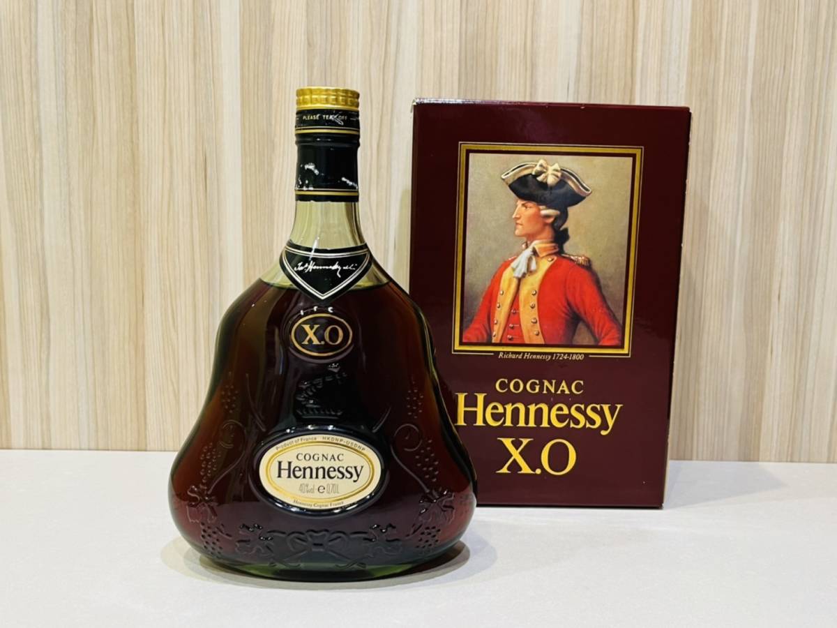 H1352 【未開栓】Hennessy/ヘネシー XO 700ml 40% 金キャップ グリーン