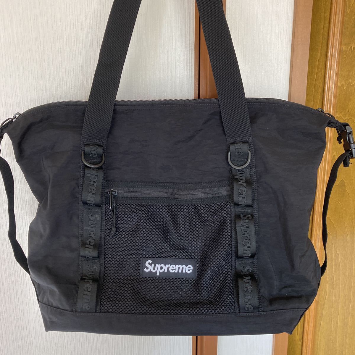 supreme シュプリーム zip tote ジップトート ブラック-