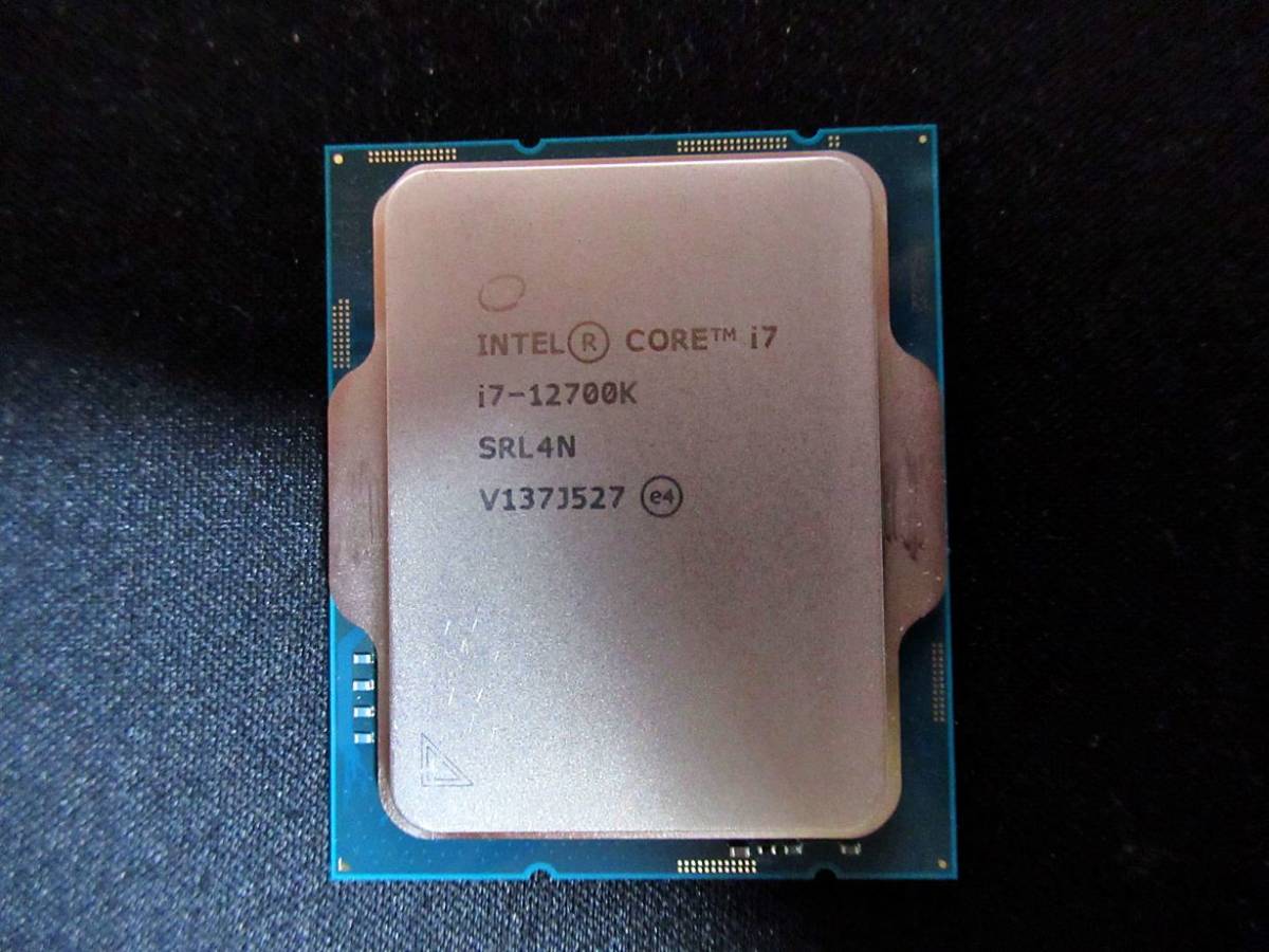 27999円 国内正規総代理店アイテム Intel Core i7 12700KF 中古品 動作品